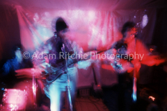 X211 Nick Mason, Roger Waters, and Syd Barrett of Pink Floyd at the AA All Night Christmas Party