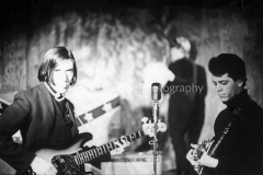 V27-3-36 John Cale, Maureen Tucker and Lou Reed at the Cafe Bizarre