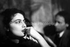 V27-3-5 Barbara Rubin with Jonas Mekas at Cafe Bizarre