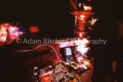 X56 Joe Gannon light projecting at the International Times launch party at the Roundhouse Oct 15 1966